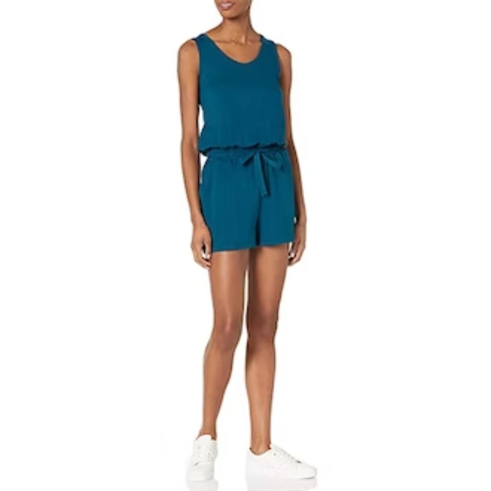 Daily Ritual Women's Supersoft Terry Relaxed-Fit Sleeveless Scoopneck Jumpsuit